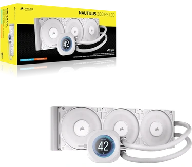 Corsair Nautilus 360 RS LCD White