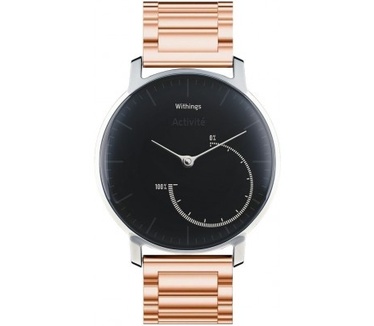 qMust Metalen armband voor Withings Activite Steel - Rose Gold
