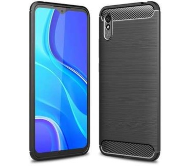 qMust Xiaomi Redmi 9A Rugged TPU Case - Zwart