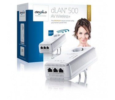 Devolo dLAN Devolo dLAN 500 AV Wireless+ Single Unit