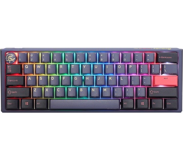 Ducky One 3 Mini, solid keycaps, MX Blue, Qwerty US, Donkerblauw