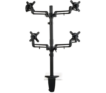 Tripp-Lite Quad Full Motion Flex Arm Desk Clamp for 13" to 27" Monitors