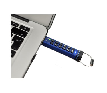 iStorage datAshur Pro USB3 256-bit 16GB Blauw