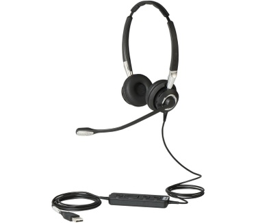 Jabra Biz 2400 II USB Duo CC MS (Zilver, Zwart)