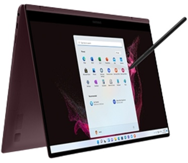 Samsung Galaxy Book2 Pro 360 (15", i7, 16GB, 512GB SSD) Bordeaux Rood