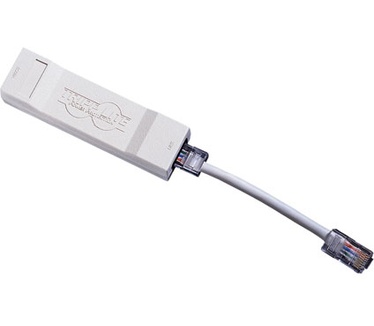 Tripp-Lite DataShield In-Line Surge Protector for Network and Phone Lines, 1-Line RJ45