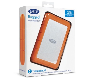 LaCie Rugged Thunderbolt HDD 1TB Oranje