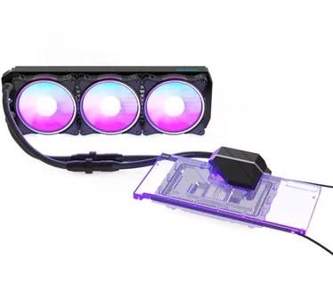 Alphacool Eiswolf 2 AIO - 360mm RX 7900XTX/XT Taichi - Phantom mit Backplate