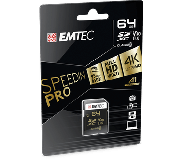 Emtec SD UHS-I U3 V30 SpeedIN Pro 64GB