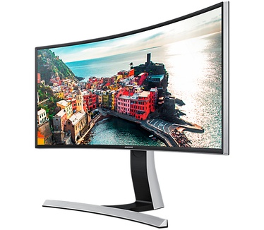 Samsung S34E790C Zilver, Zwart