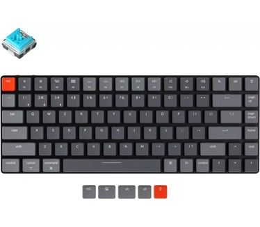 Keychron K3 (Version 2) (Hot-Swappable RGB backlight LED, Keychron Optical Blue switch)