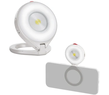 Telesin magnetische flitser & ringlamp voor smartphone met MagSafe - Wit