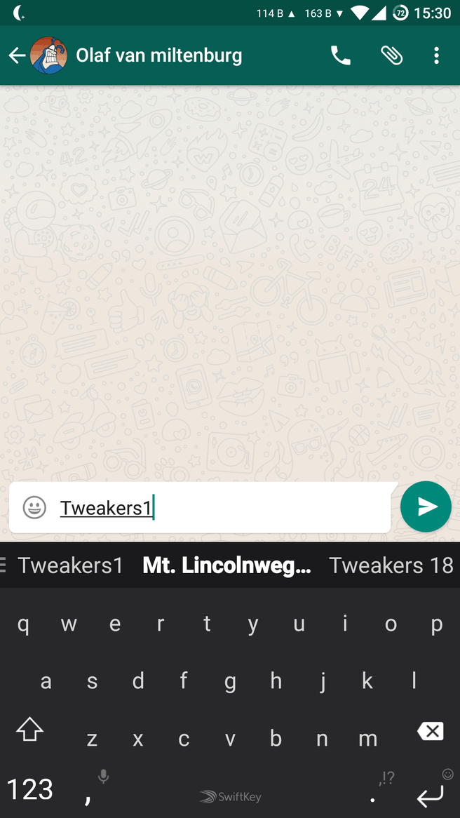 Swiftkey shortcuts