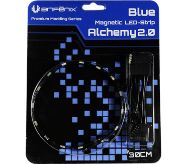 BitFenix Alchemy 2.0 Magnetic LED Strips 12cm Blauw