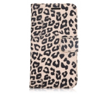 Kees Luipaard Print Portemonnee Hoesje Samsung Galaxy S6