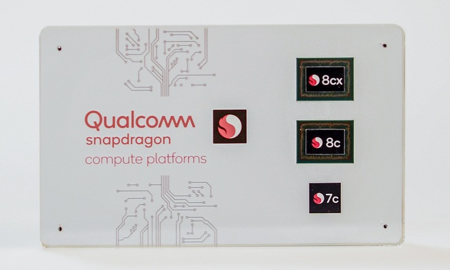 Qualcomm Snapdragon 8cx, 8c en 7c. Foto: Hardware Info