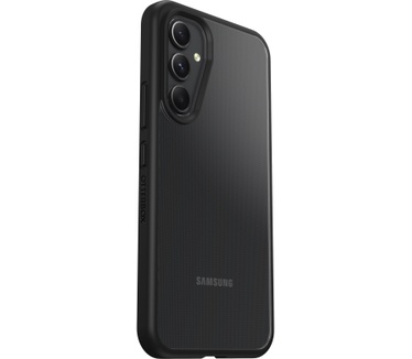 Otterbox OtterBox React-hoesje voor Galaxy A54 5G, schokbestendig, valbestendig, ultradun, beschermende, getest volgens militaire standaard, Antimicrobieel, Black Crystal