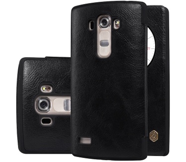 Nillkin Qin PU Leather S-View Book Case LG G4 S (H735) - Zwart