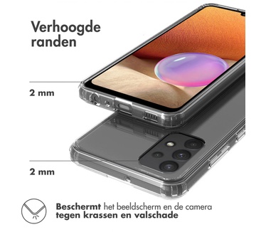 Accezz Xtreme Impact Backcover Samsung Galaxy A32 (4G) - Transparant
