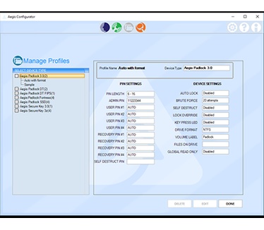 Apricorn Aegis Configurator