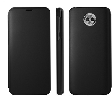 Motorola Moto G6 Flip Cover  Zwart