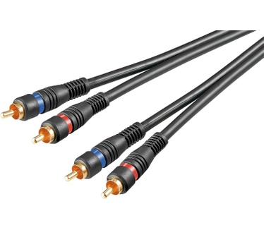 Delock 0.2m, 2xRCA/2xRCA