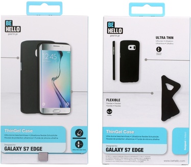 BeHello Samsung Galaxy S7 Edge Thingel Case Black