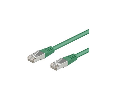 Goobay CAT 5-050 SFTP Green 0.5m