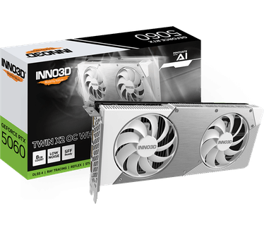 INNO3D GeForce RTX 5060 TWIN X2 OC WHITE