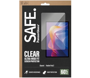 PanzerGlass SAFE. by PanzerGlass® Screen Protector Xiaomi Redmi Pad 2 11'' (2025) | Ultra-Wide Fit