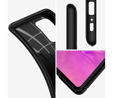 Spigen Galaxy S10 Lite Rugged Armor Case  Zwart