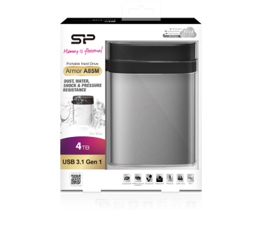 Silicon Power Armor A85M 4TB Zilver
