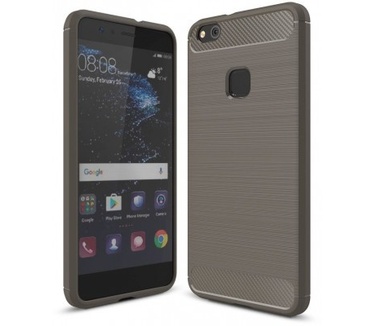 qMust Huawei P10 Lite Rugged TPU Hoesje Grijs