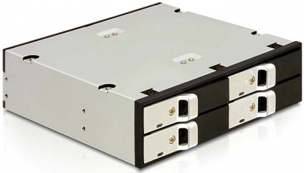Delock 5 25 Mobile Rack For 4 X 2 5 SATA HDD Kopen Prijzen Tweakers