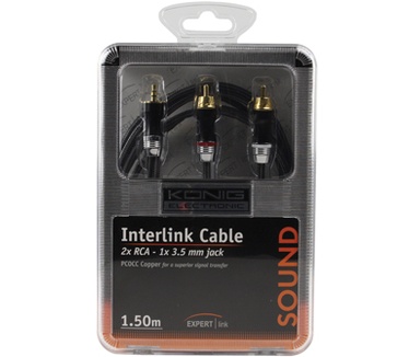 Konig 2xRCA - 3.5mm