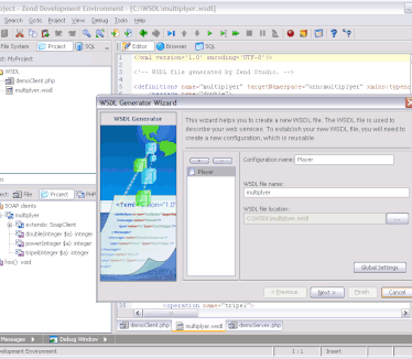 Zend Studio 5 - Web Services Support
