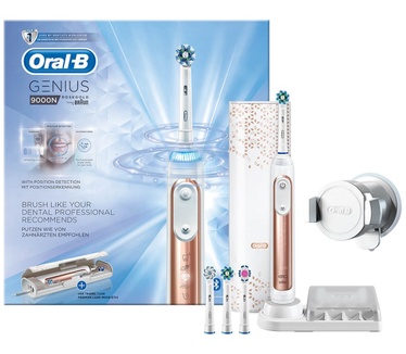 Oral-B Genius 9000N Rose Gold Elektrische ZahnbÃŒrste Powered By Braun