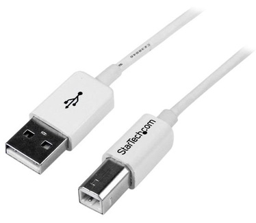 Startech.com 1 m witte USB 2.0 A-naar-B-kabel M/M