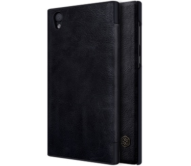 Nillkin Qin PU Leather Book Case - Sony Xperia L1 - Zwart Zwart