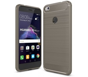 qMust Huawei P8 Lite (2017) Rugged TPU Case - Grey