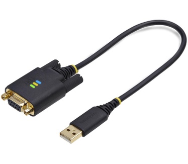 Startech.com 30cm USB naar Null Modem Adapter/Converter Kabel, COM Retention, FTDI, USB-A naar DB9 RS232, Verwisselbare DB9 Schroeven/Moeren, ESD Bescherming, Windows/macOS/Linux