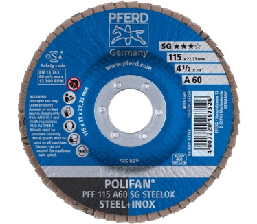 PFERD PFF 115 A 60 SG STEELOX