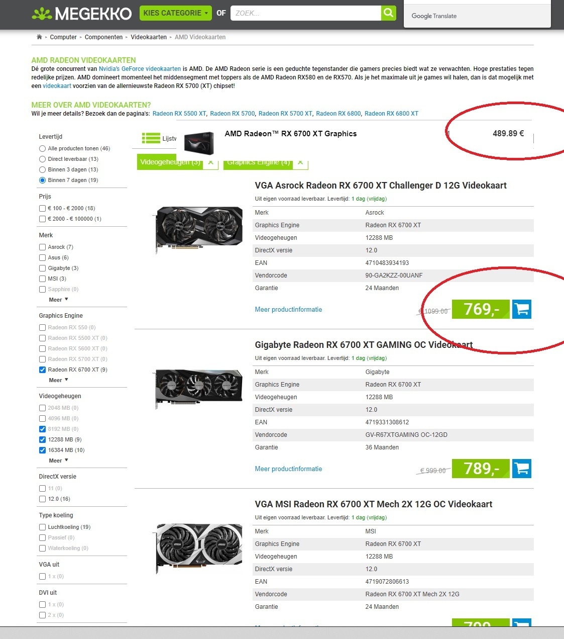 [AMD Radeon RX6000 series] Levertijden & Prijzen - Videokaarten en ...