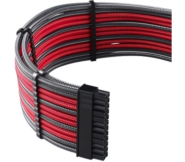 Cablemod PRO ModMesh Cable Extension Kit Carbon/Rood Rood, Zwart