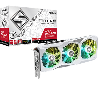 ASRock Radeon RX 6650 XT Steel Legend 8G OC