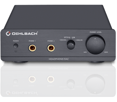 Oehlbach XXL® DAC Ultra XXL Ultra DAC Hoofdtelefoonversterker met ingebouwde DA-converters