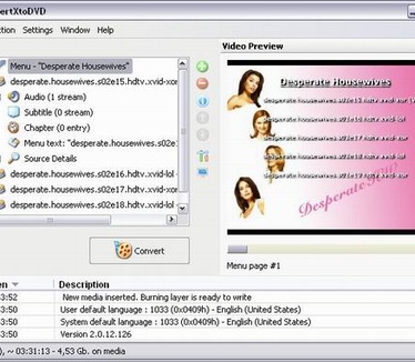 ConvertXToDVD 2.0.12.126 screenshot (resized)