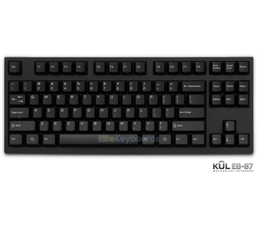 KUL ES-87 Mechanical Keyboard Smoke Black (Cherry MX Clear)