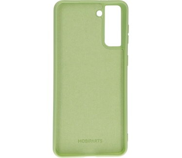 Mobiparts Silicone Cover Samsung Galaxy S21 Plus Pistache Green