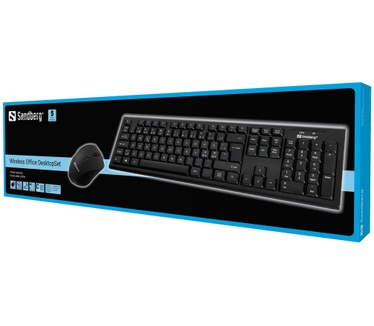 Sandberg Wireless Office DesktopSet (Qwerty Scandinavisch)
